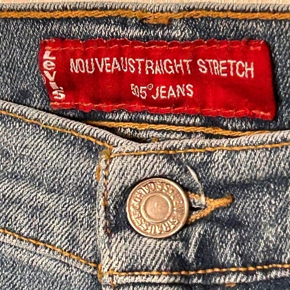 Levi's 505 Women's Straight Leg Jeans Medium Wash 8 Short - Picture 7 of 15